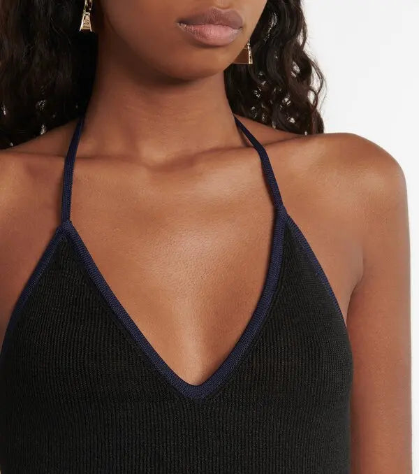 55€ / 0 sold //11 QTY / ST0%   Débardeur Marubia dos nu en lin - Black