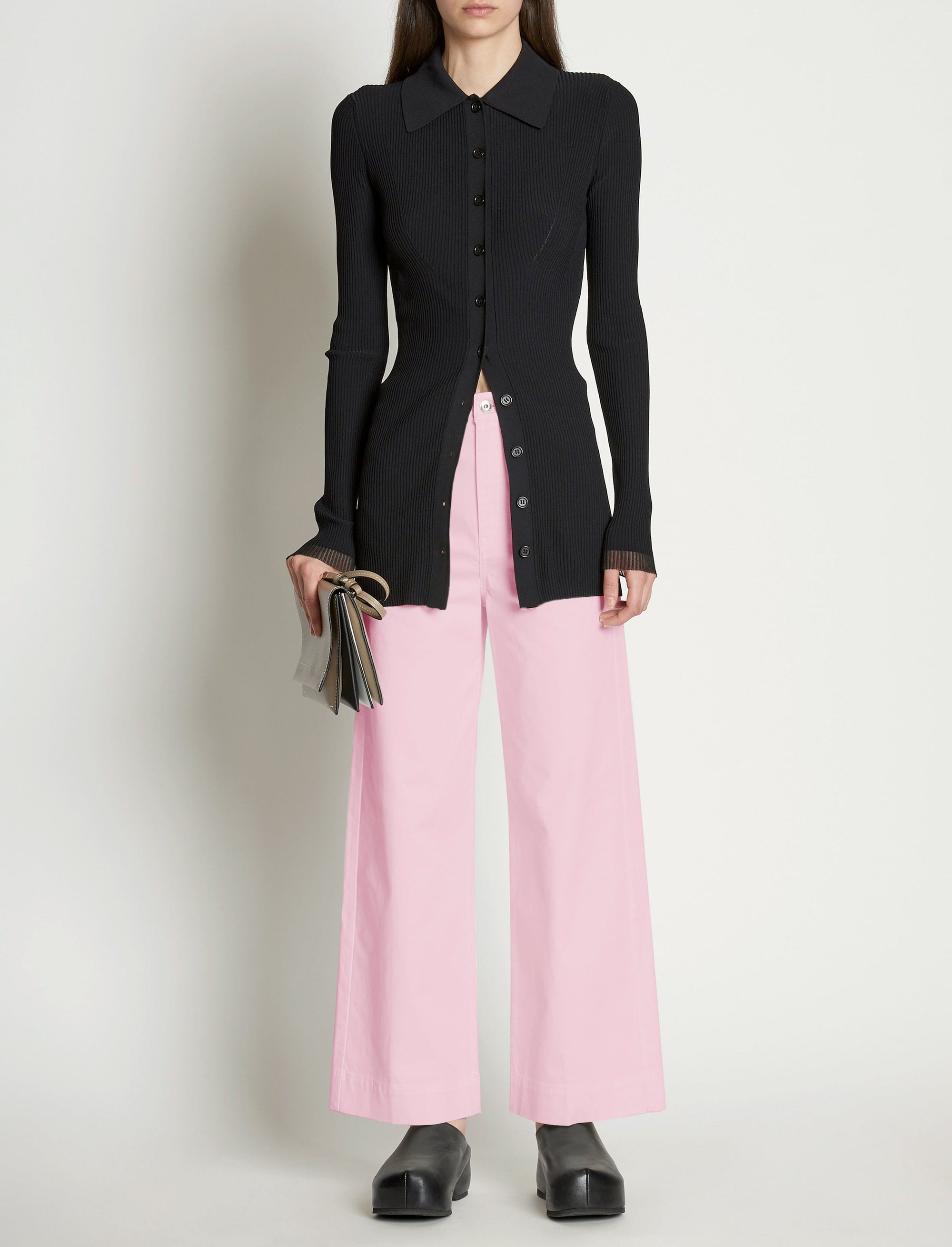 Pantalon à coupe culotte - Pink