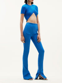 Pantalon wave avec pressions - Blue
