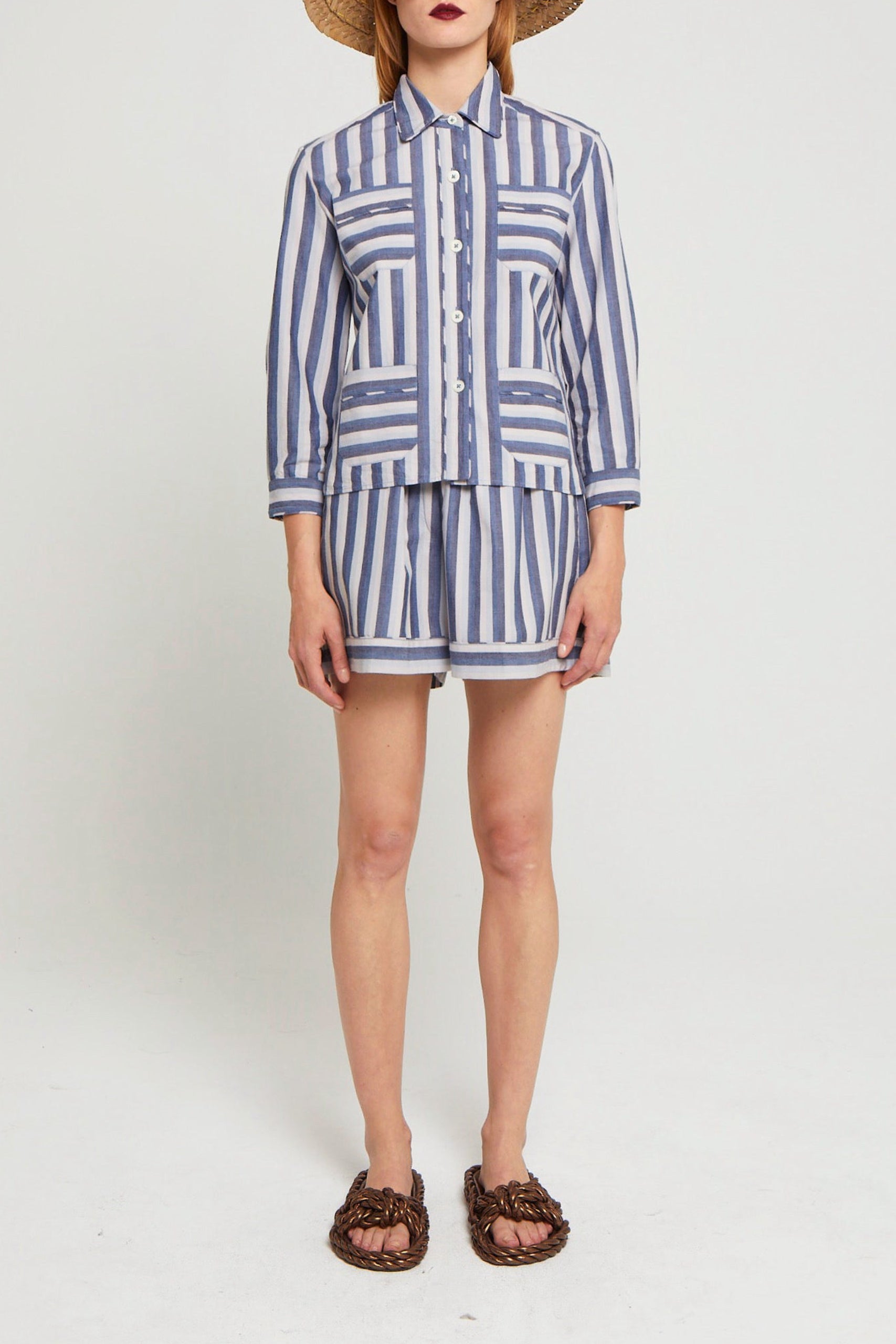 Blouse Wendy à manches longues - Grey