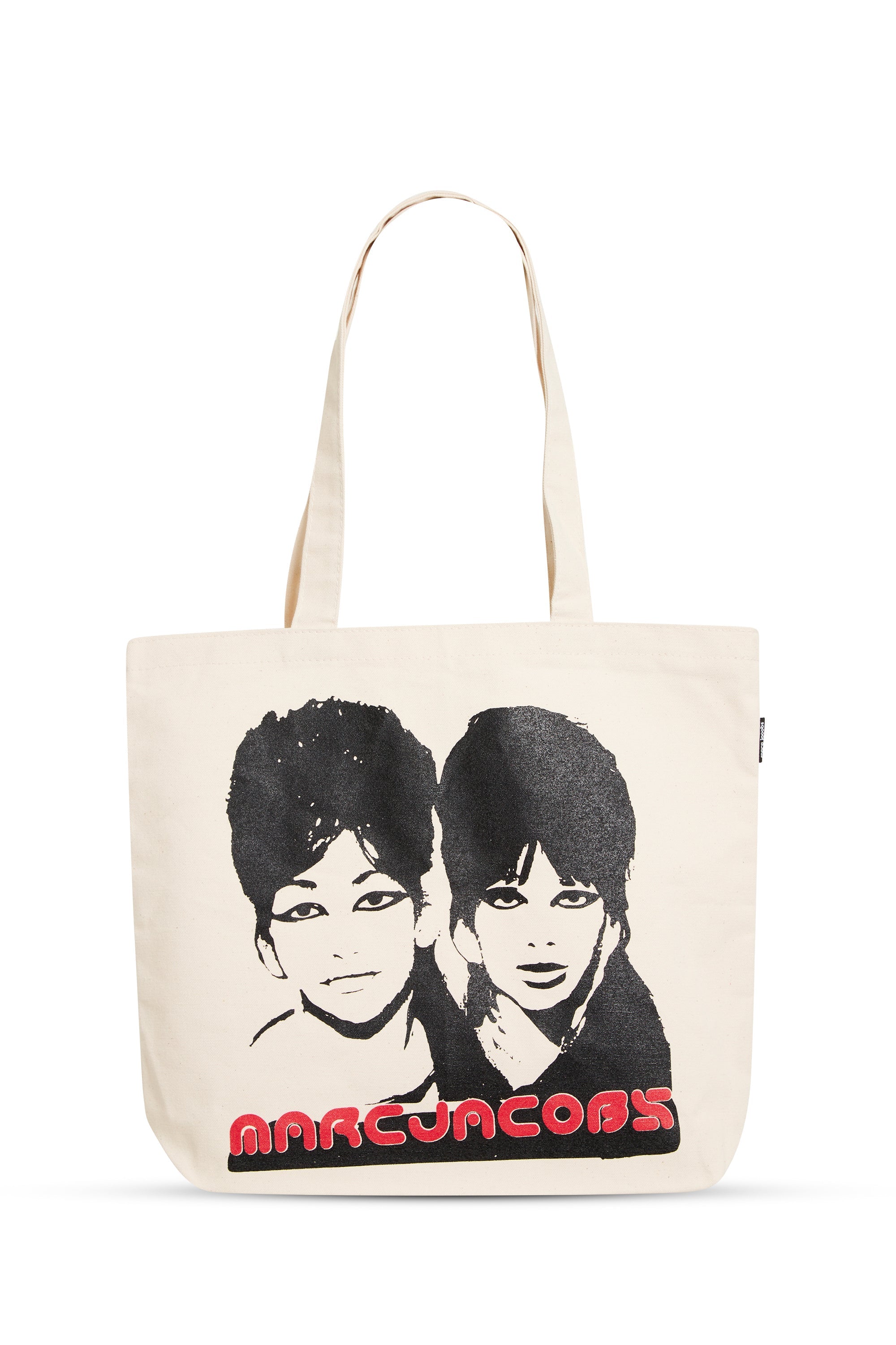 PAS INFO   Sac cabas imprimé en tissu - White