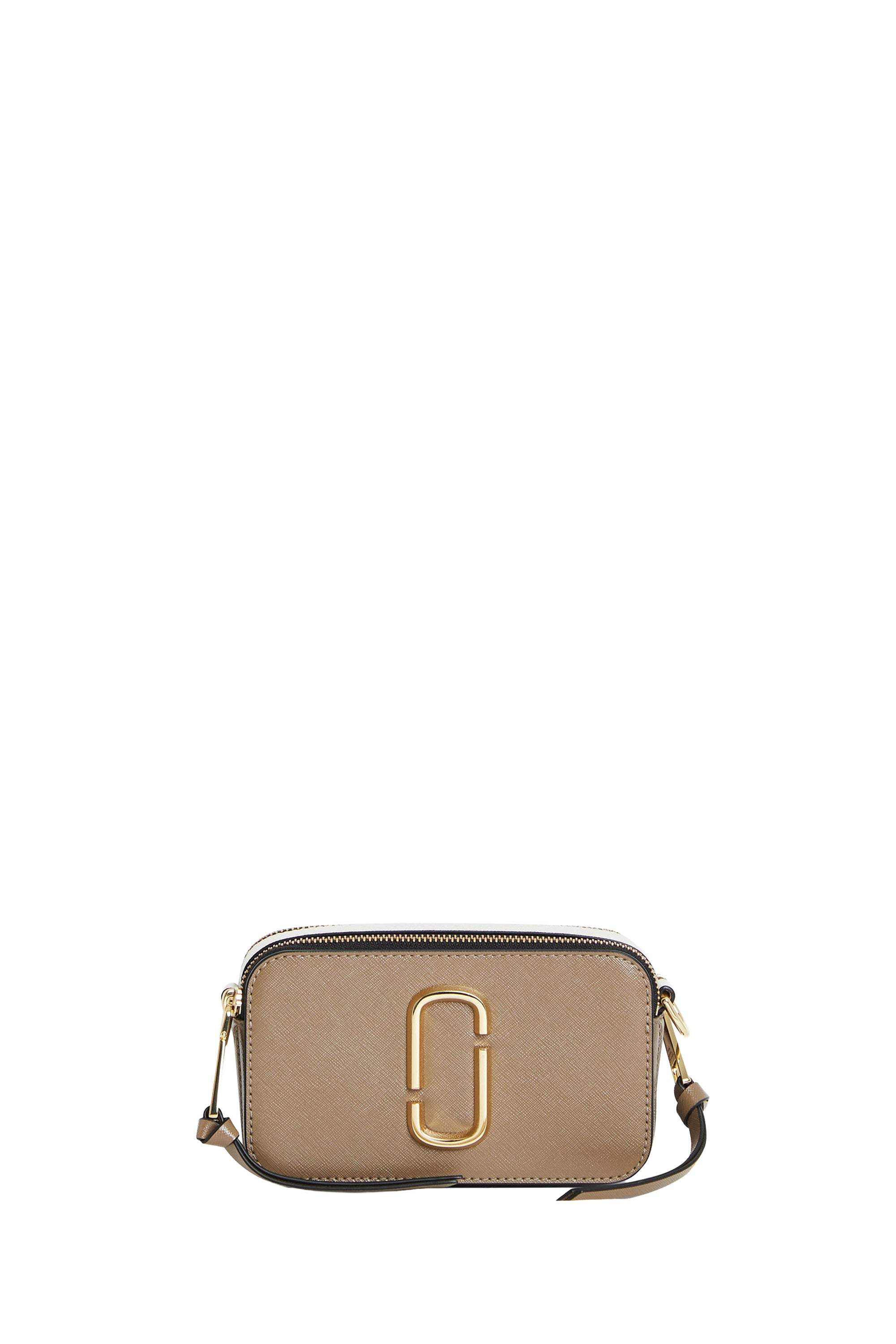 Sac à bandoulière Snapshot en cuir - French Grey Multicolor