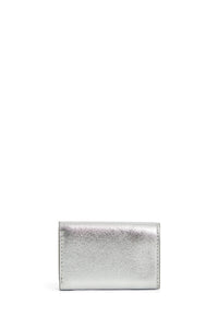 Portefeuille The Petit Trifold en cuir - Silver