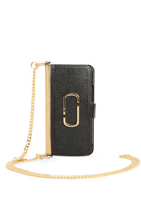Coque d'iPhone 10 en cuir - Black