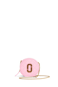 Sac à bandoulière Rond en cuir - Powder Pink