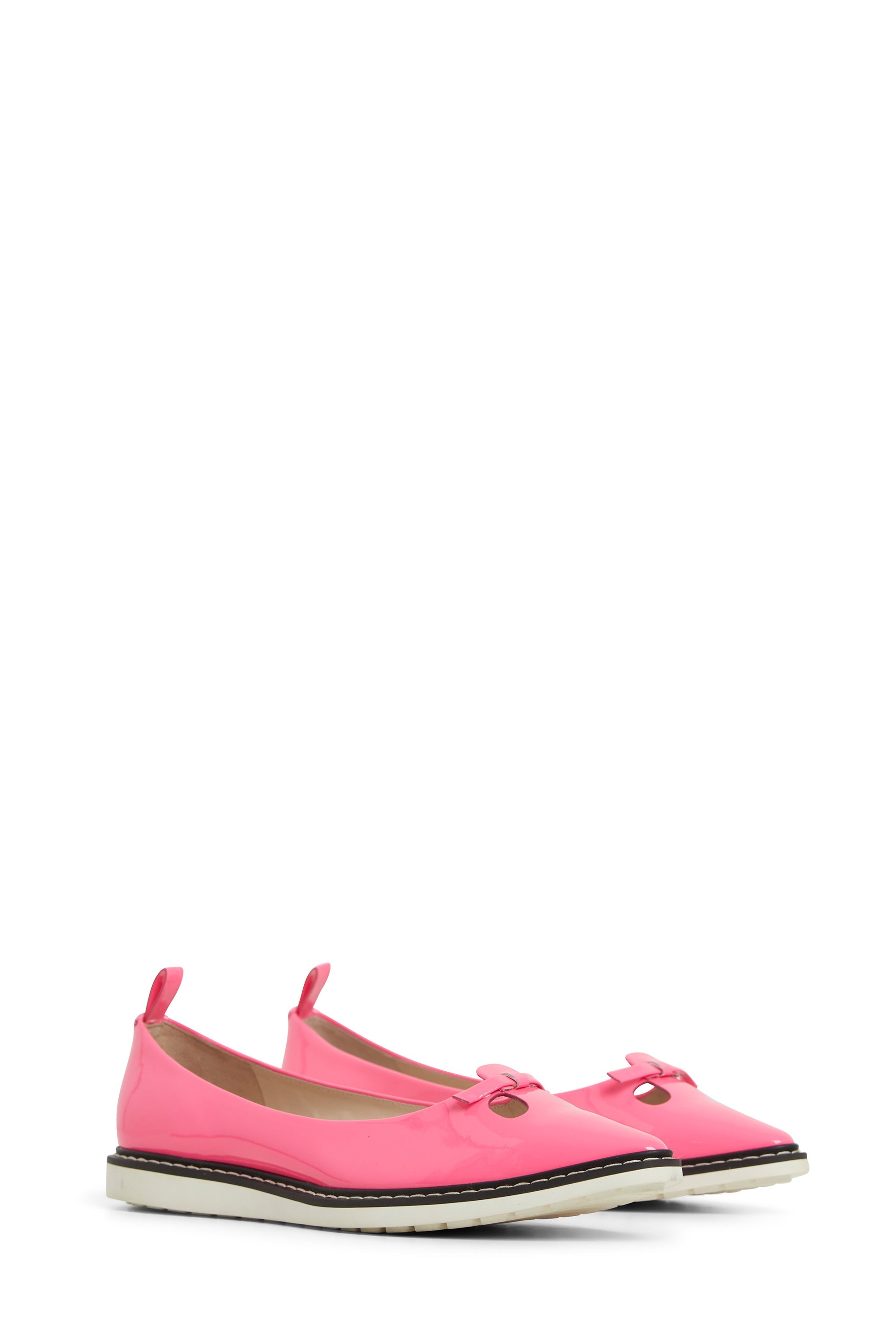 Ballerines The Mouse vernies en cuir - Rose