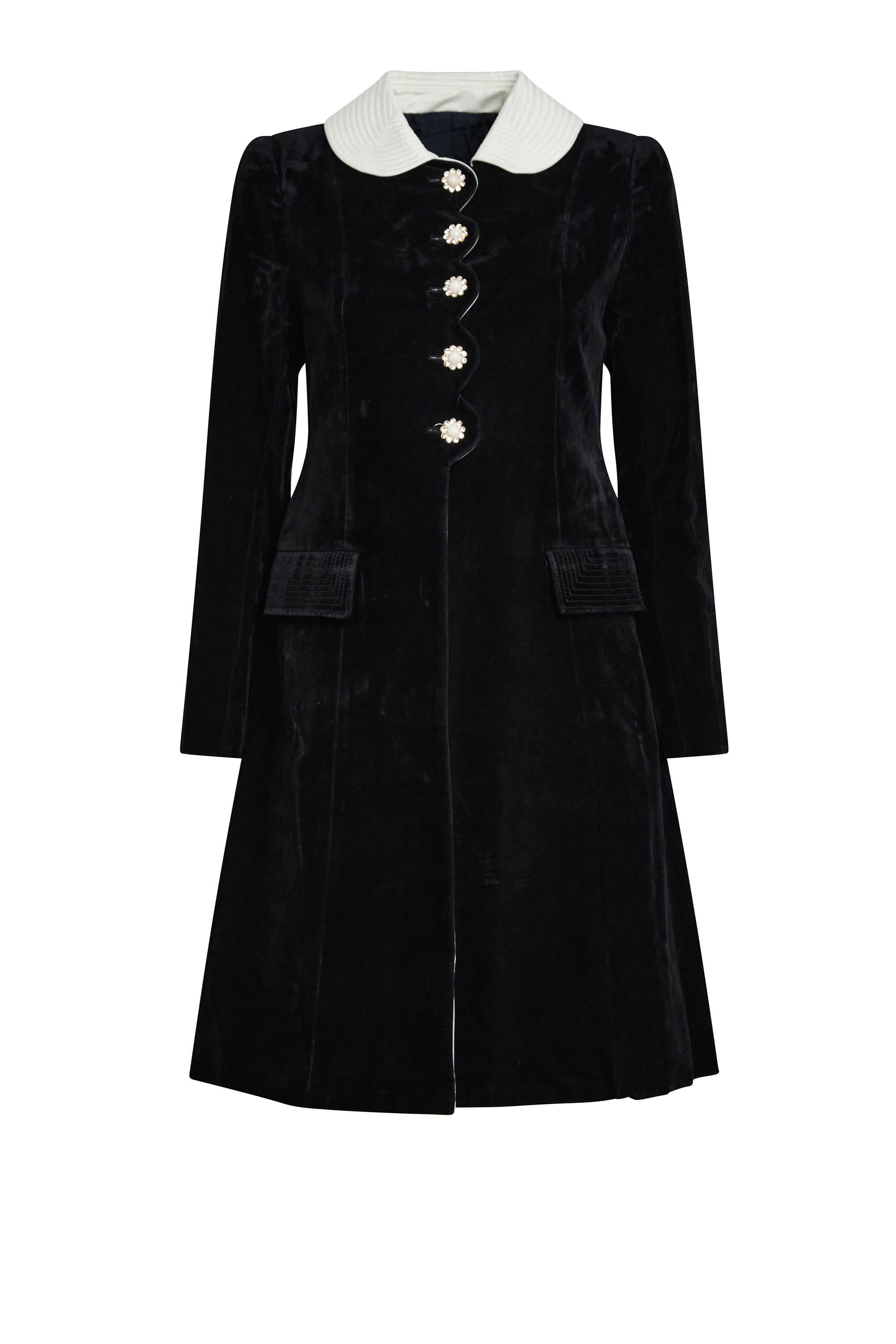 Manteau Sunday Best en laine - Black