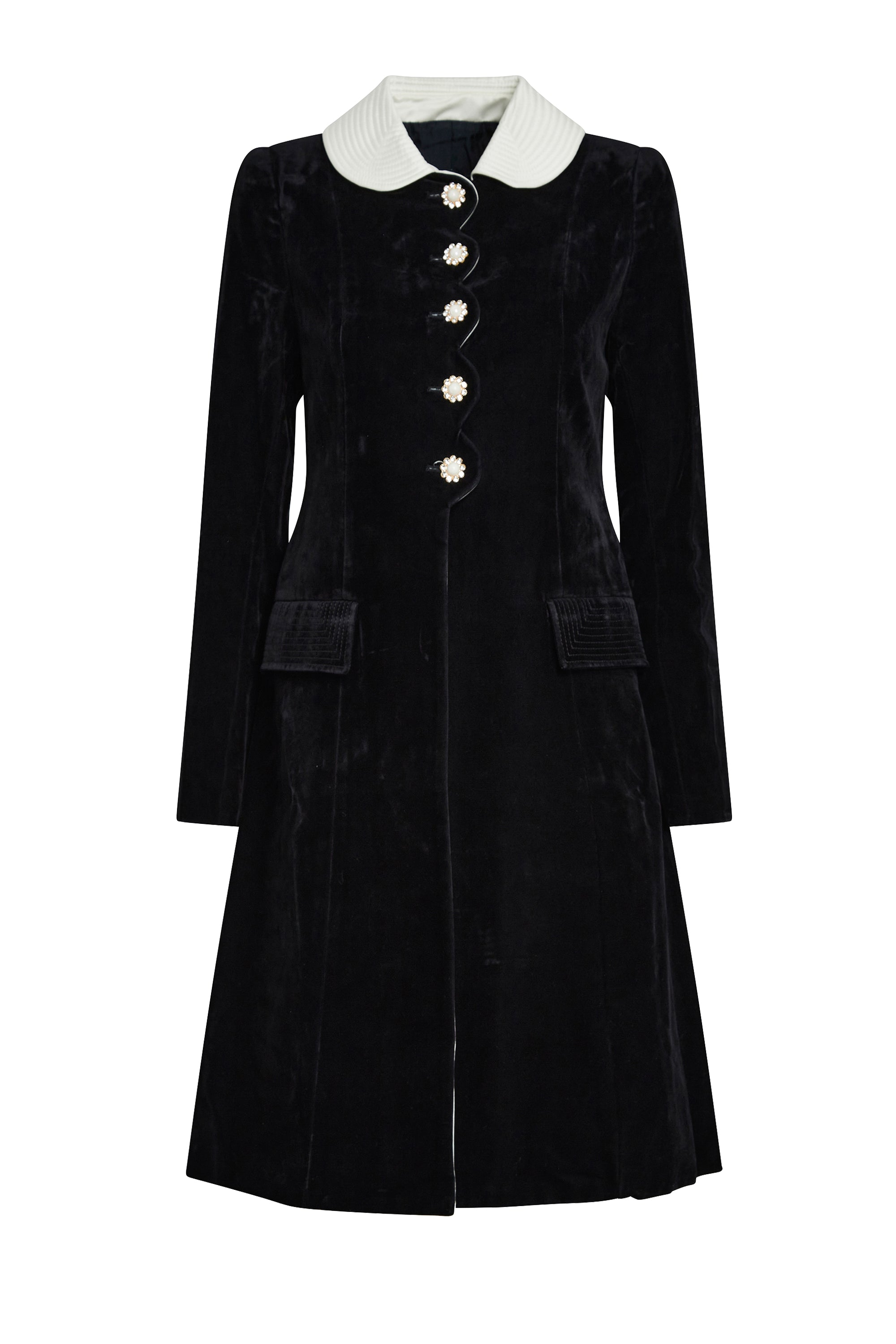 Manteau Sunday Best en laine - Black