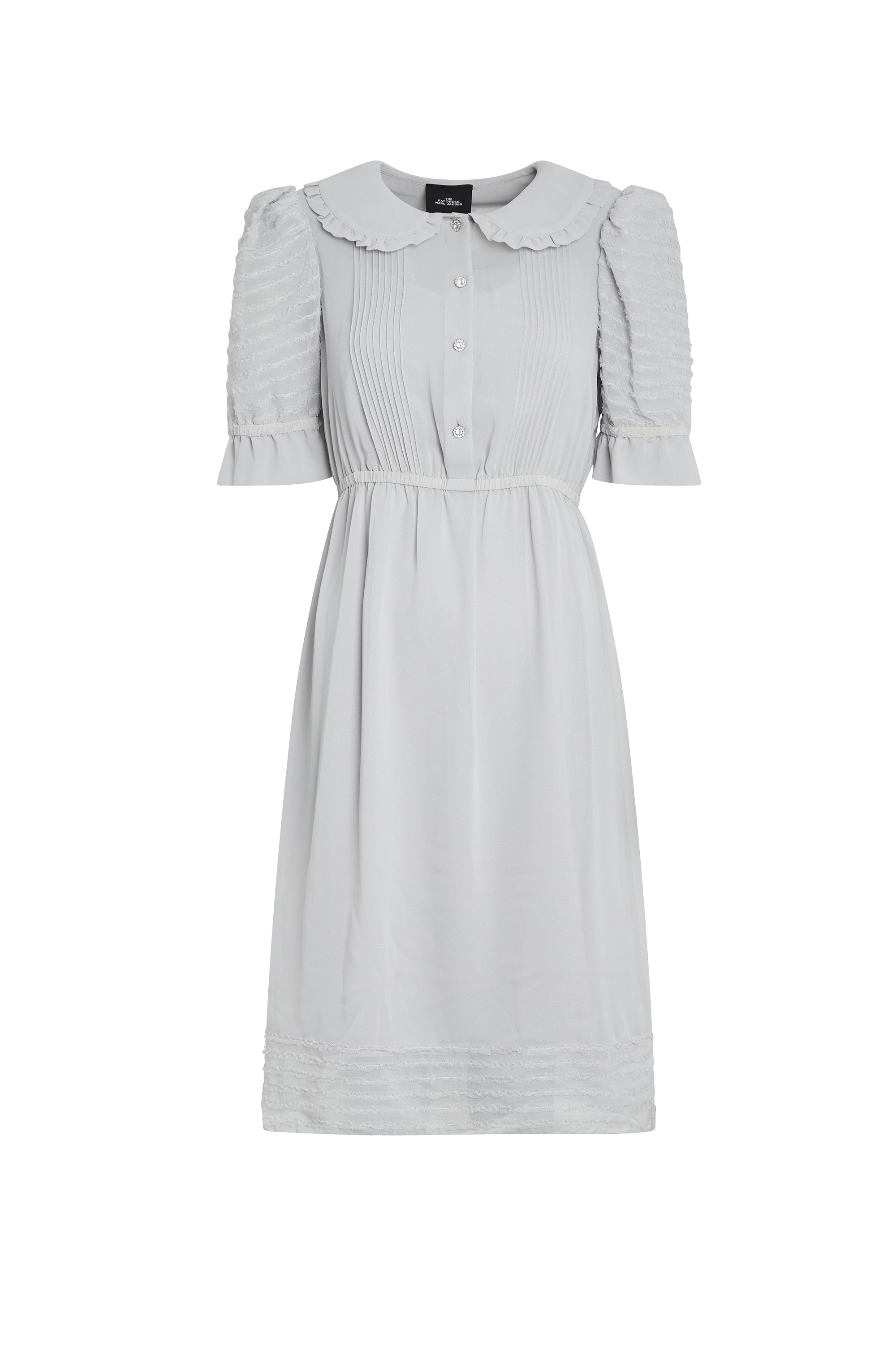 Robe courte Kat à col claudine - Grey