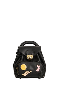 Sac à dos The Bubble Backpack en cuir - Black
