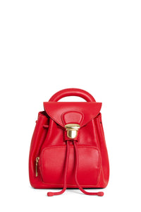 PAS INFO   Sac à dos The Bubble Backpack en cuir - Red