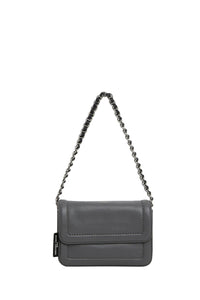 Petit sac The Petit Cushion en cuir - Light Antique Silver