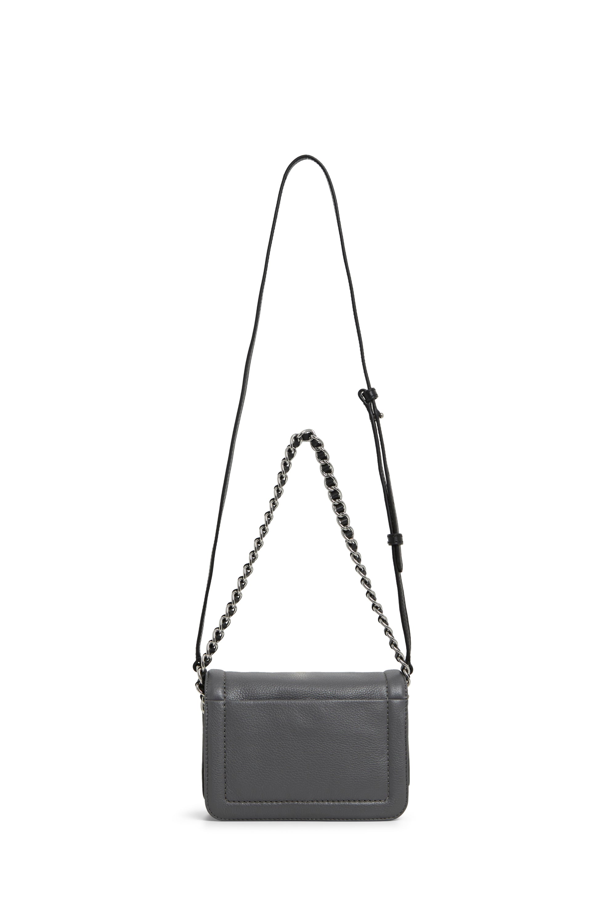 Petit sac The Petit Cushion en cuir - Light Antique Silver