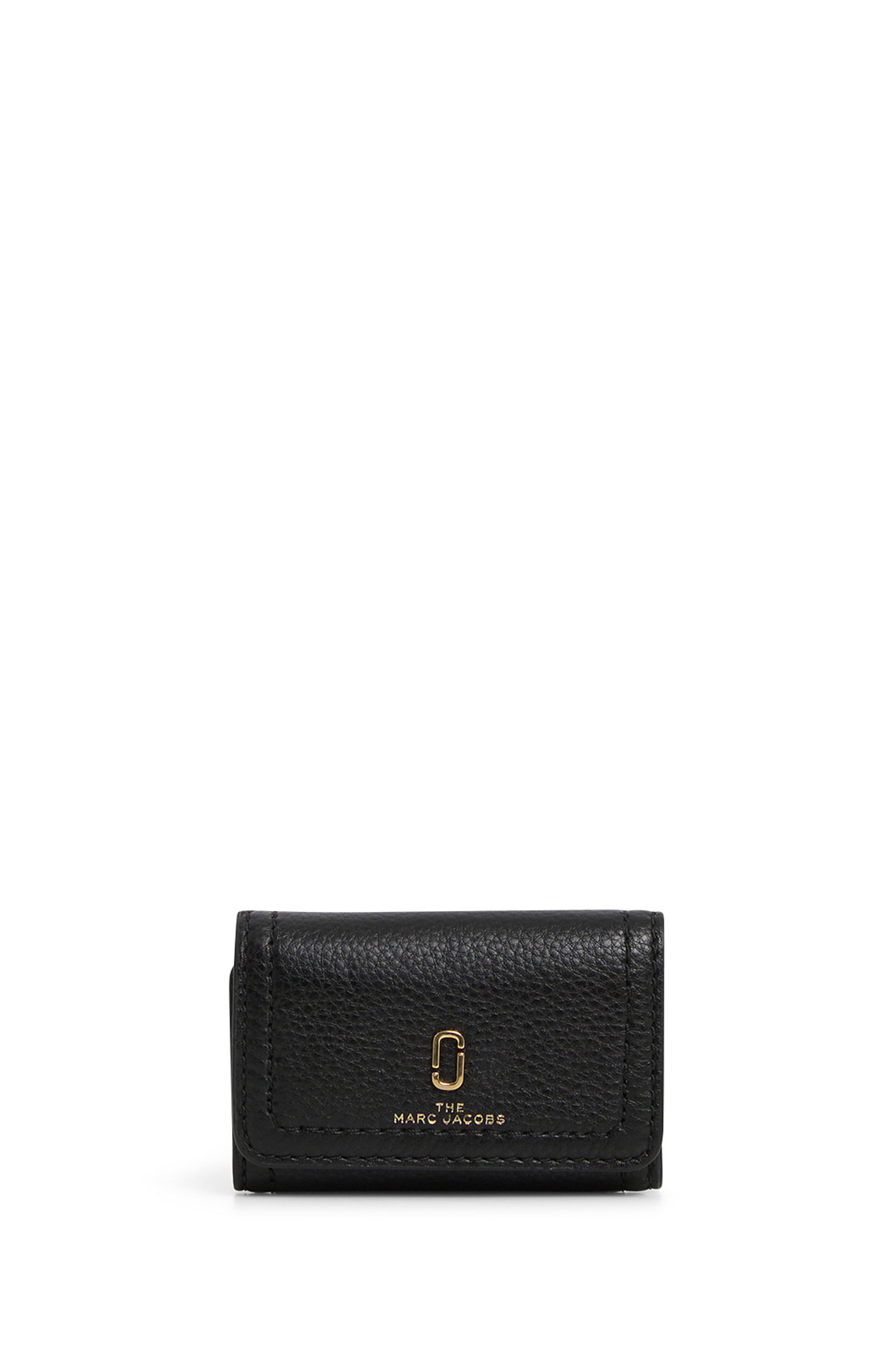 Portefeuille avec logo en cuir - Black
