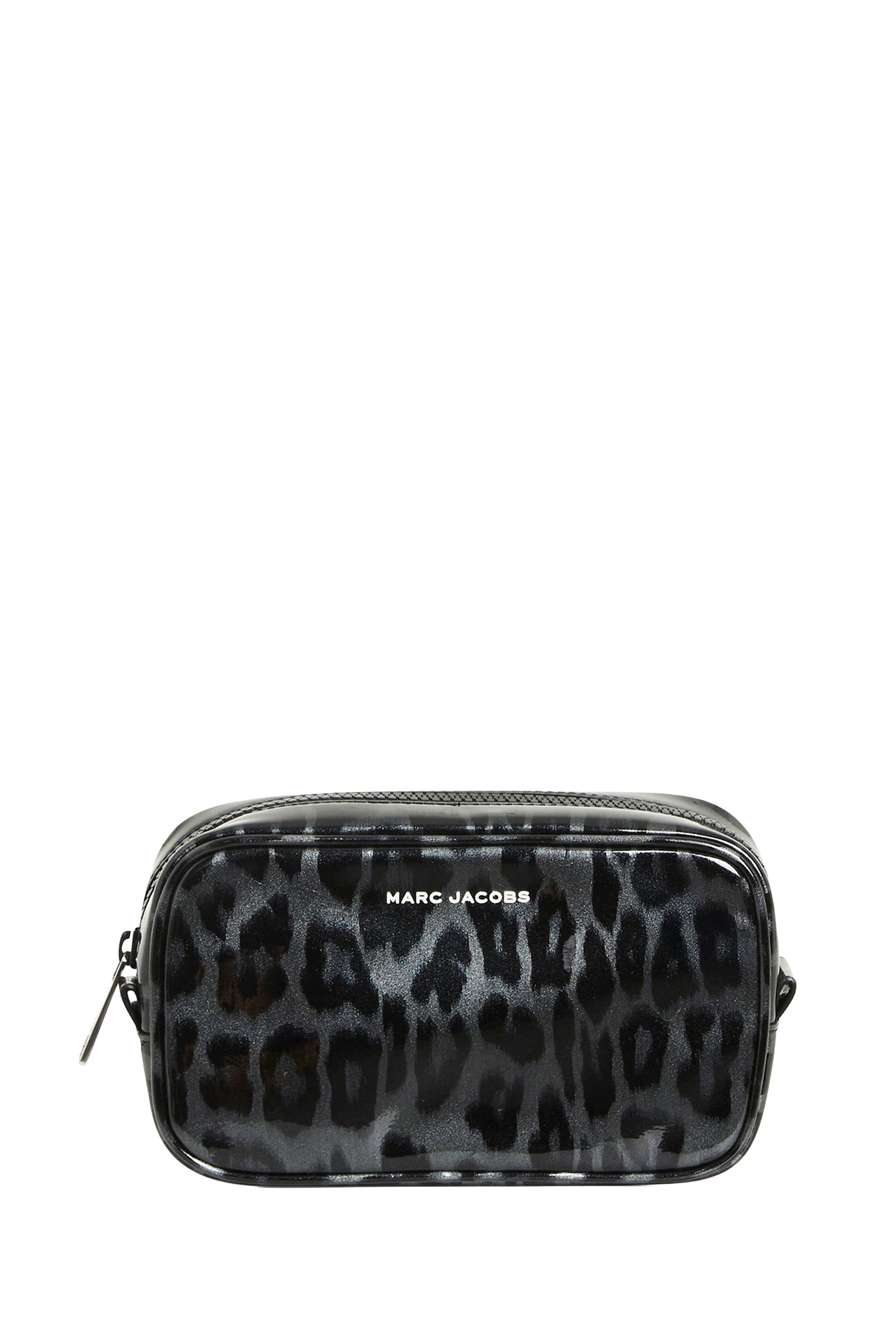 Printed zipped pencil case - Grey Leopard