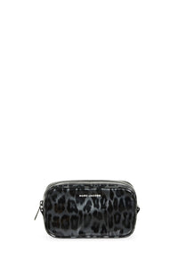 Trousse zippée et imprimée - Grey Leopard