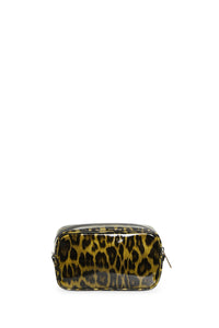 Trousse zippée et imprimée - Khaki Leopard