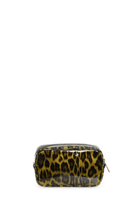 Trousse zippée et imprimée - Khaki Leopard