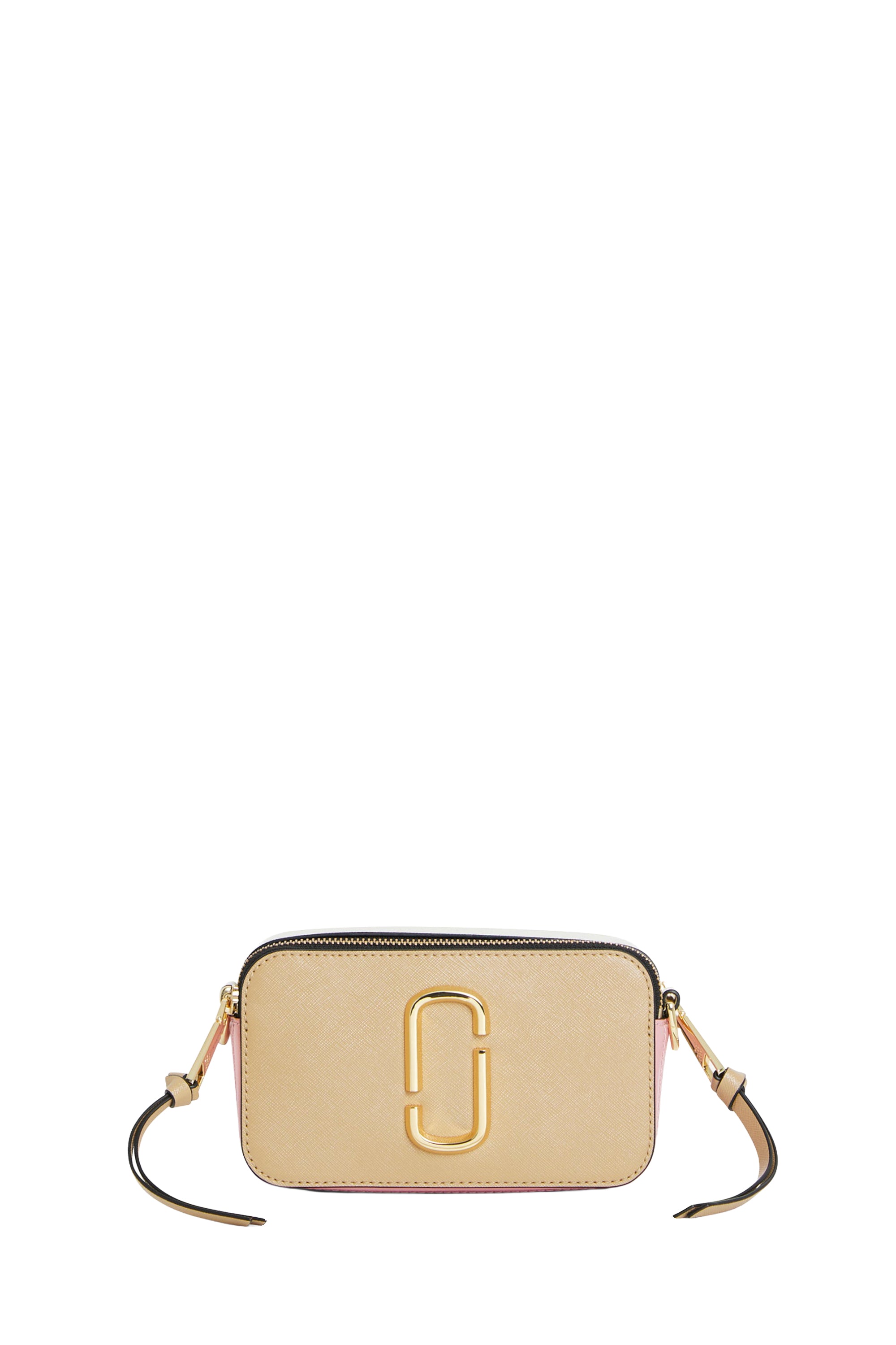 Sac à bandoulière Snapshot en cuir - Beige