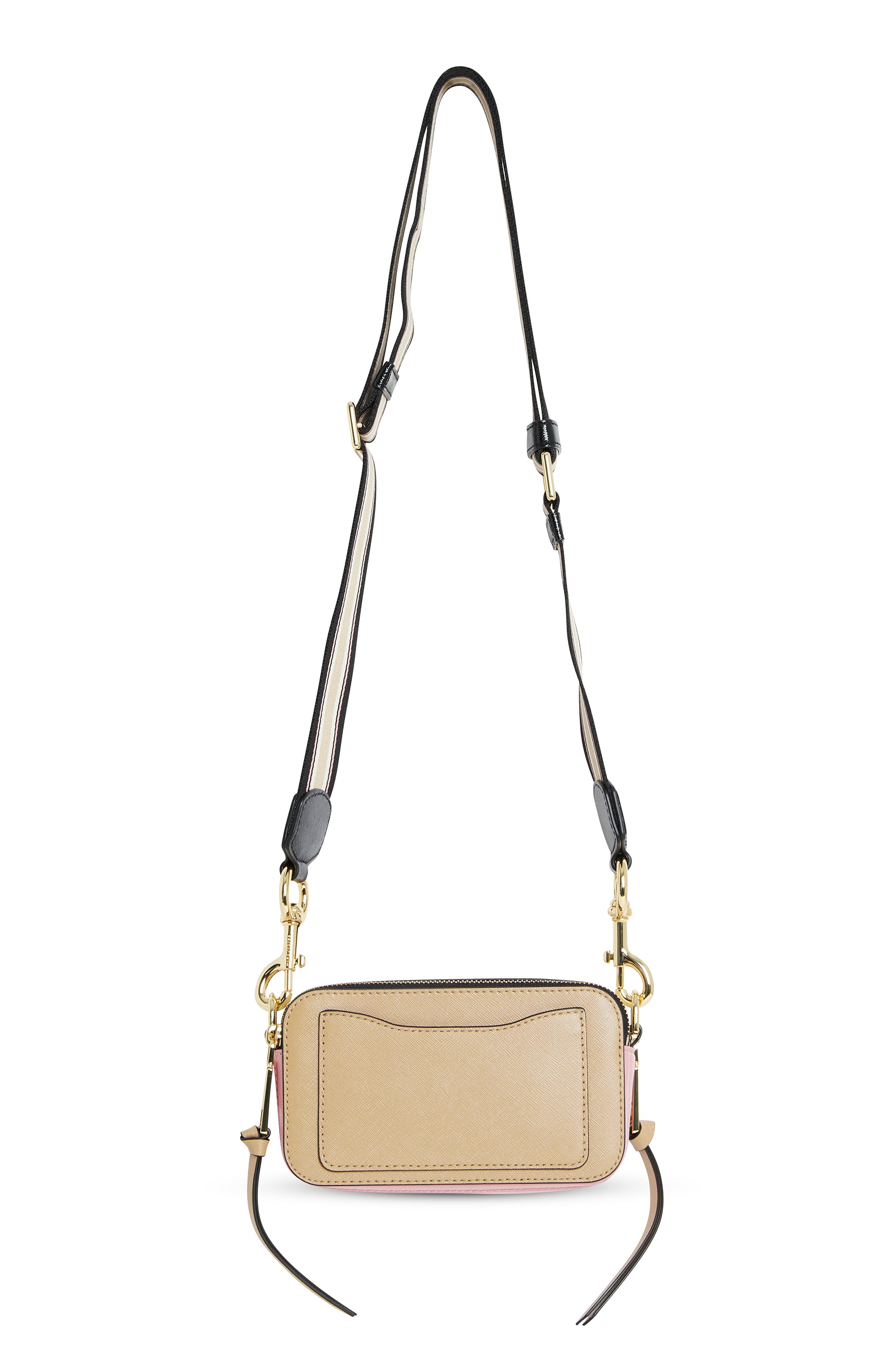 Sac à bandoulière Snapshot en cuir - Beige