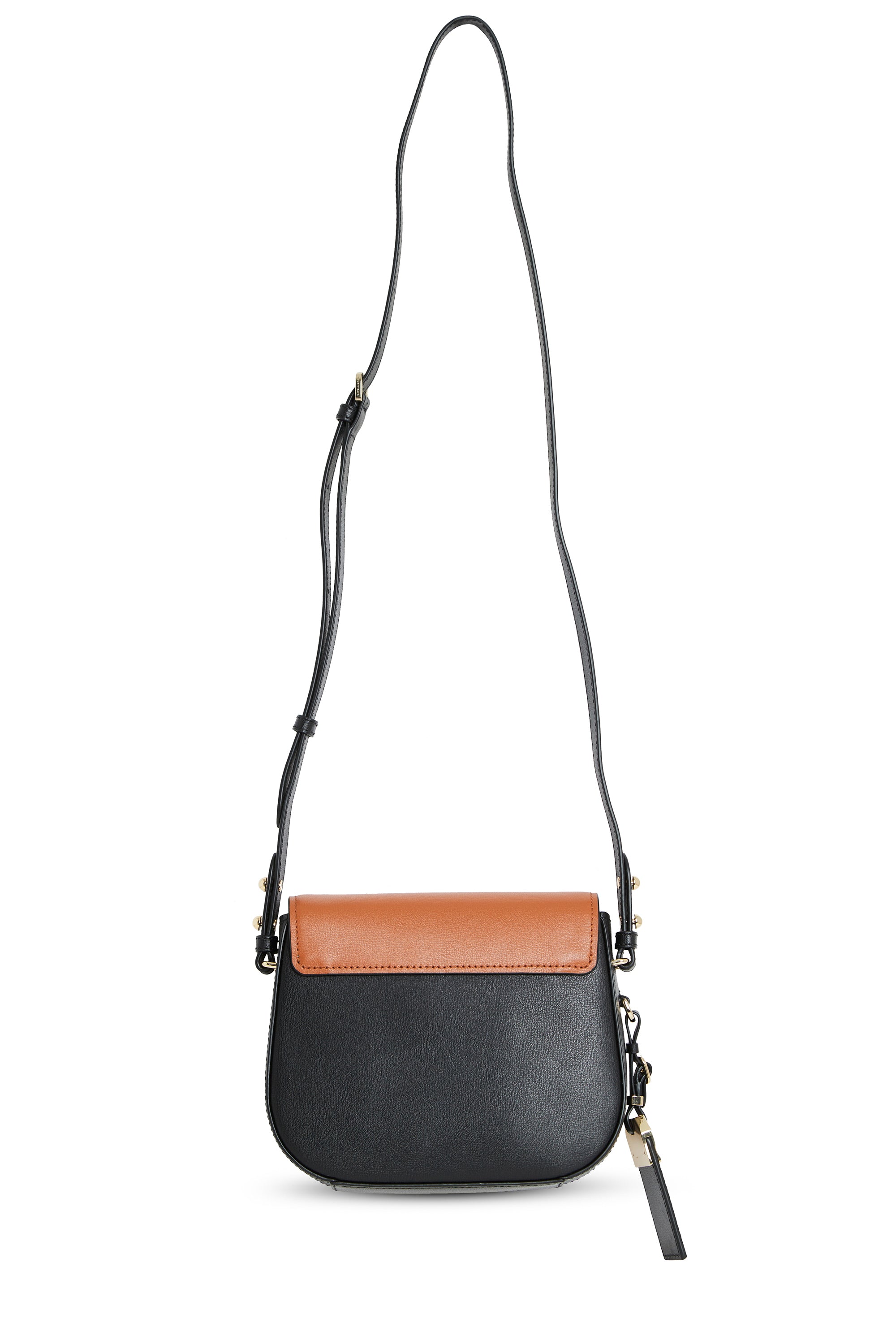 Sac à main Saddle en cuir - Smoked Almond Multicolor