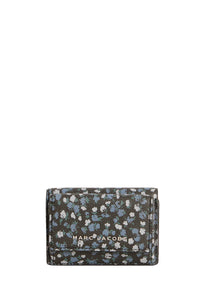 Portefeuille imprimé floral - Blue Mirage Multicolor