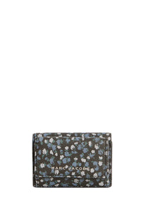 Portefeuille imprimé floral - Blue Mirage Multicolor