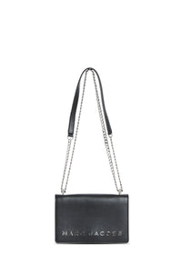 Sac à bandoulière en cuir - Black & Silver
