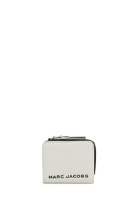 Portefeuille Compact zippé en cuir - Cotton