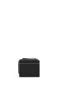 Portefeuille Compact zippé en cuir - Cotton