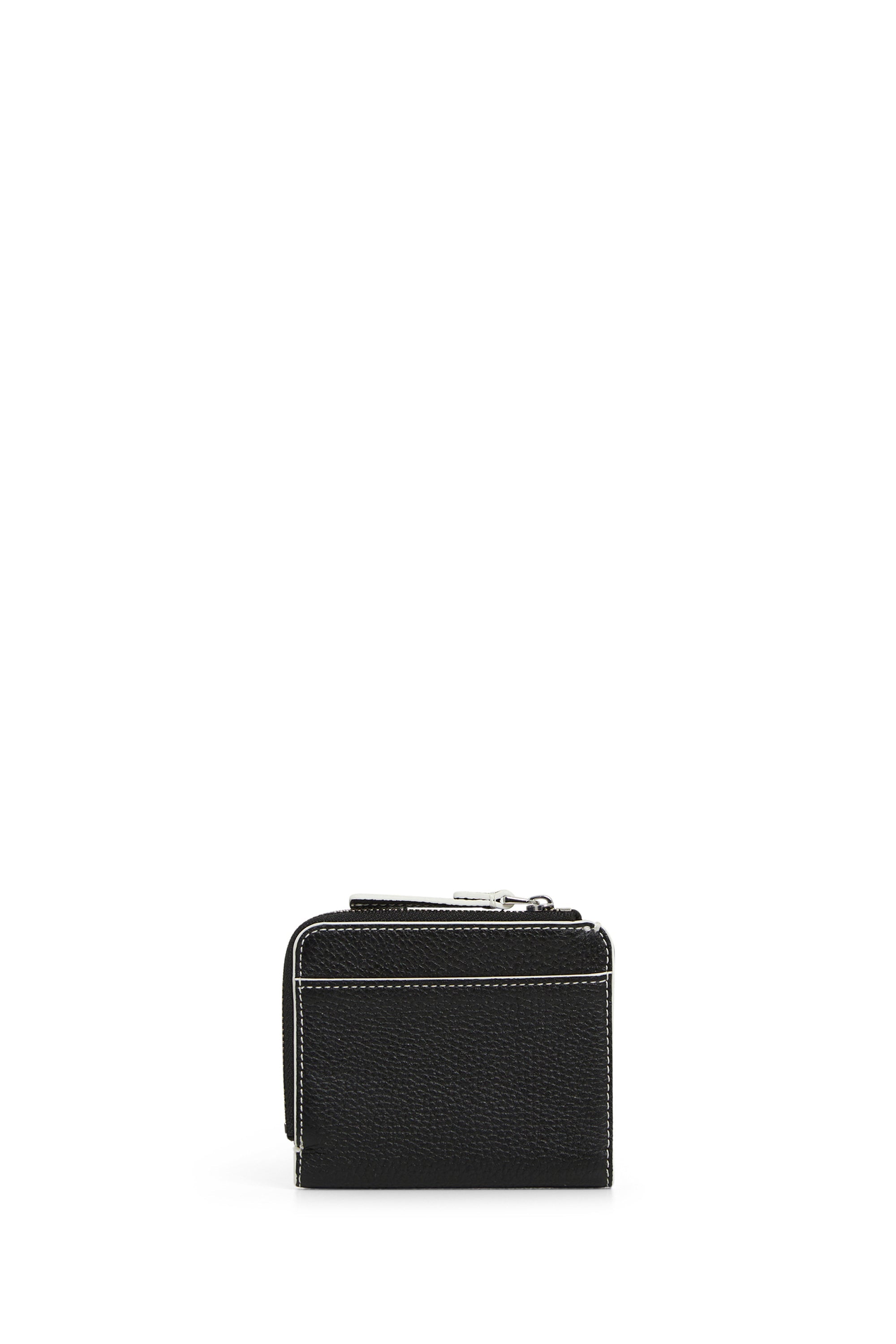 Portefeuille Compact zippé en cuir - Cotton