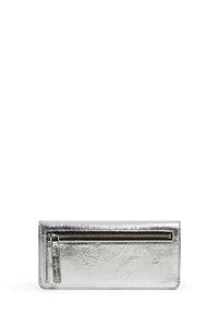Portefeuille irisé à logo - Silver