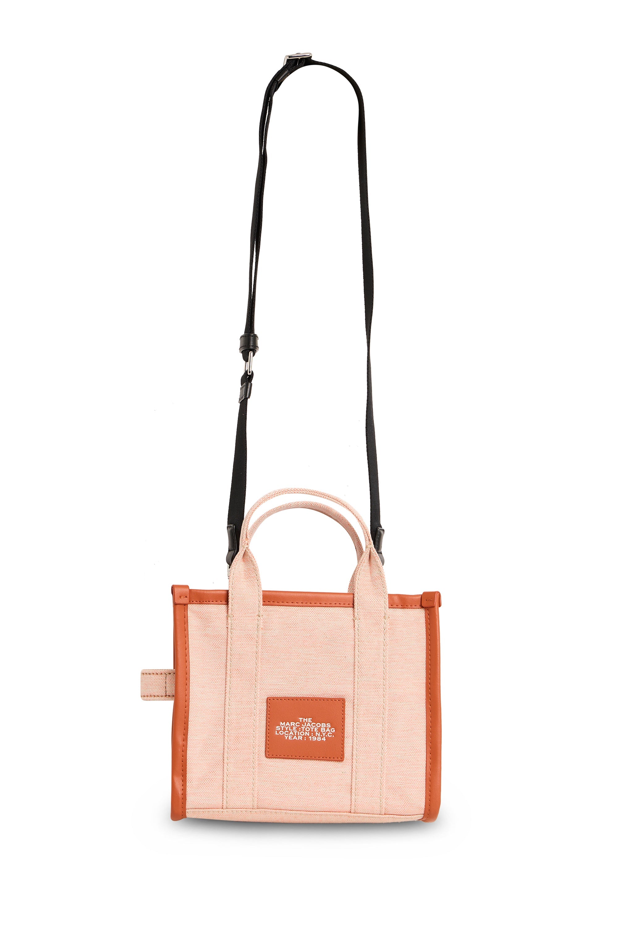 Petit sac à bandoulière The Tote Bag en tissu - Orange Rust