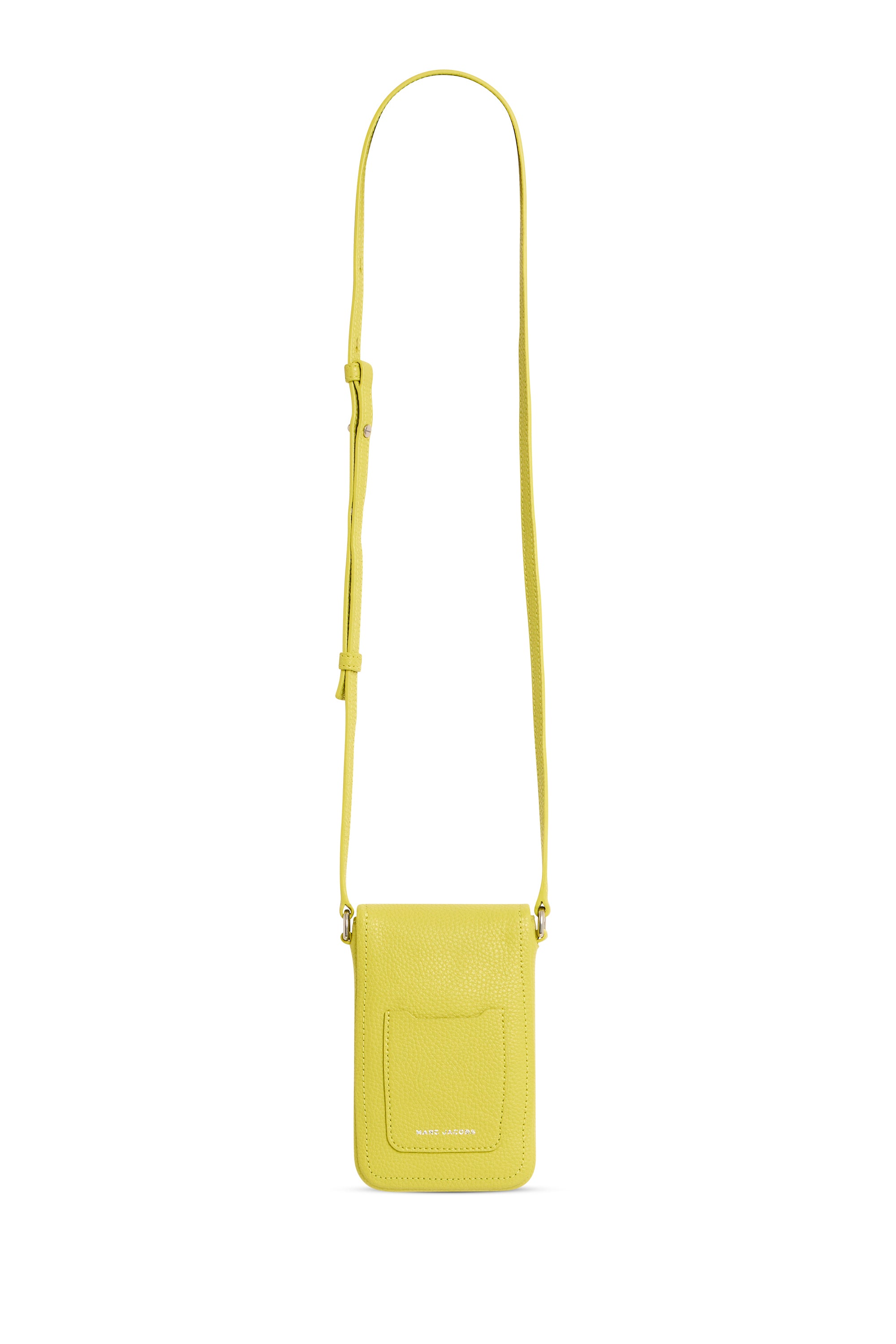 Pochette de téléhone à bandoulière en cuir - Apple Green