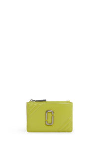 Portefeuille Compact en cuir - Apple Green