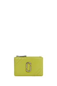 Portefeuille Compact en cuir - Apple Green