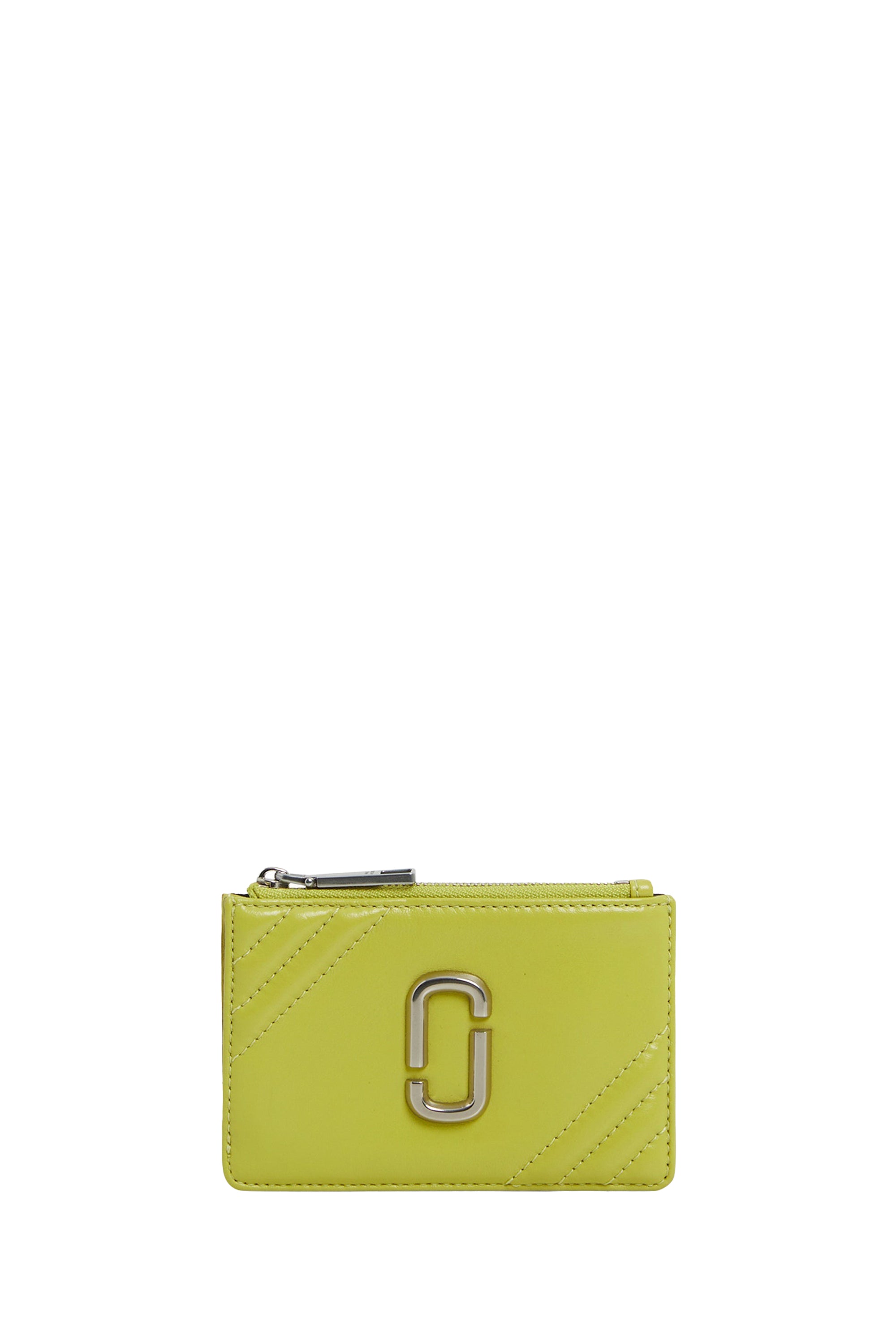 Portefeuille Compact en cuir - Apple Green