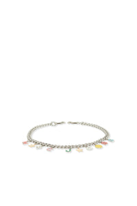 Bandoulière en chaîne avec charms - Multi & Nickel