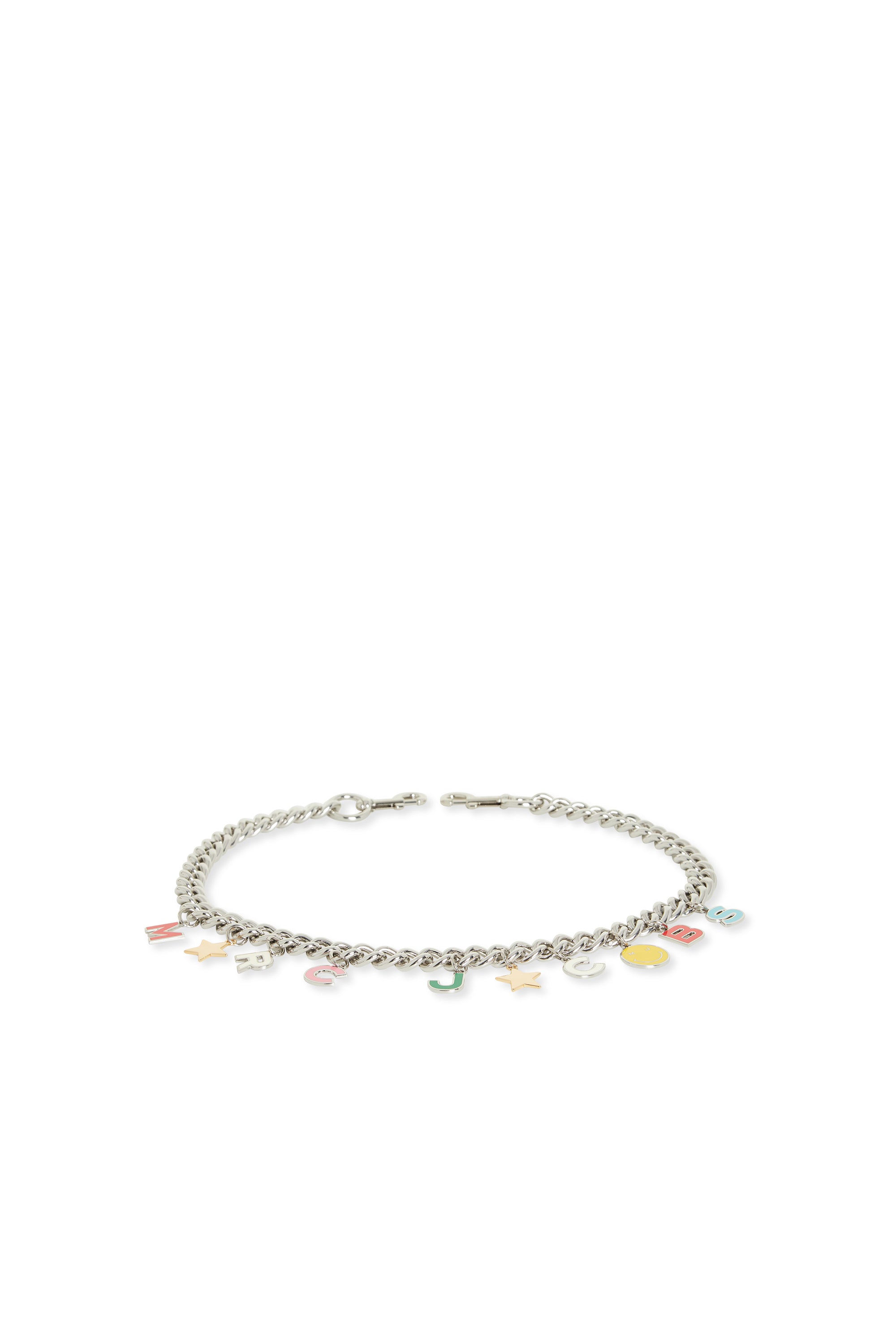Bandoulière en chaîne avec charms - Multi & Nickel