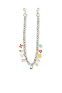 Bandoulière en chaîne avec charms - Multi & Nickel