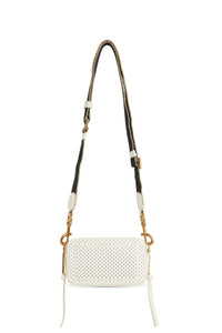 Sac à bandoulière Snapshot en cuir - Tapioca