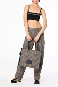 Grand sac cabas The Large Tote - Beige Multicolor