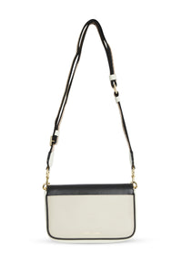 Sac à bandoulière en cuir - Greige Multicolor