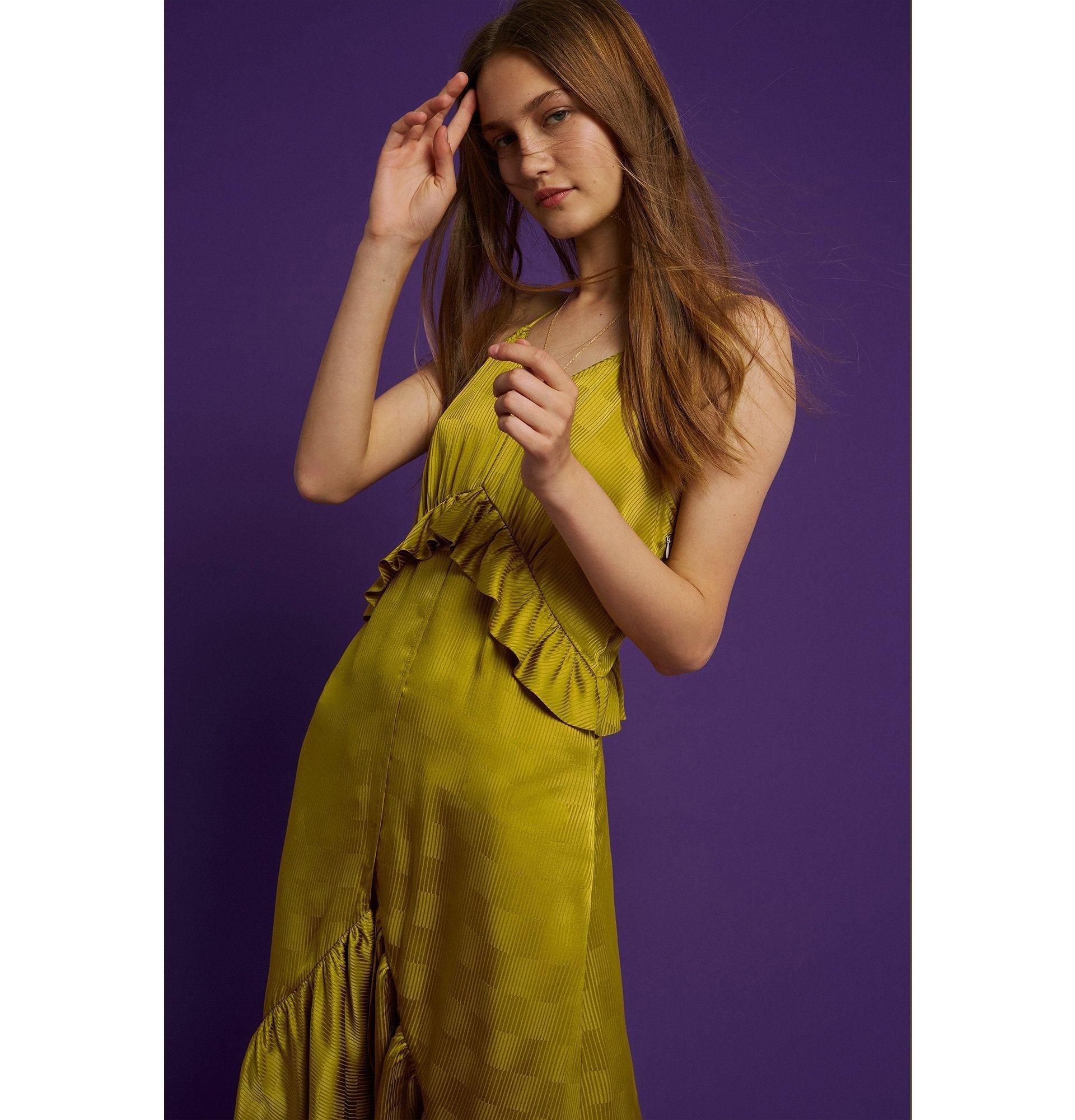 ABSINTHE ROBE CHAINE & TRAME FUMEE