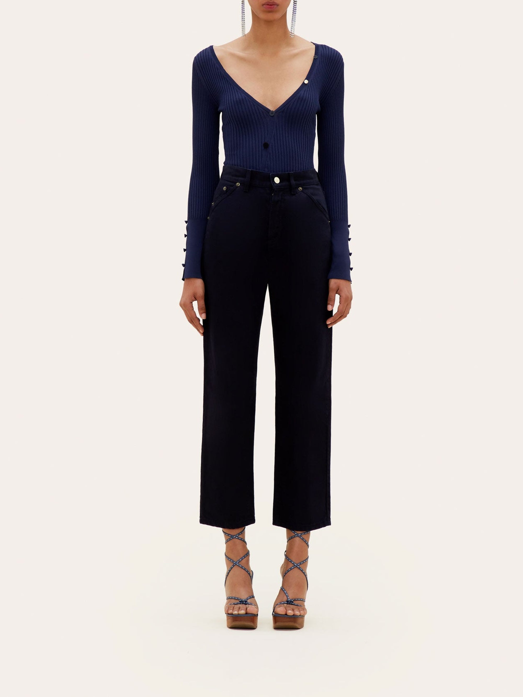 Pantalon De-Nimes en denim - Navy