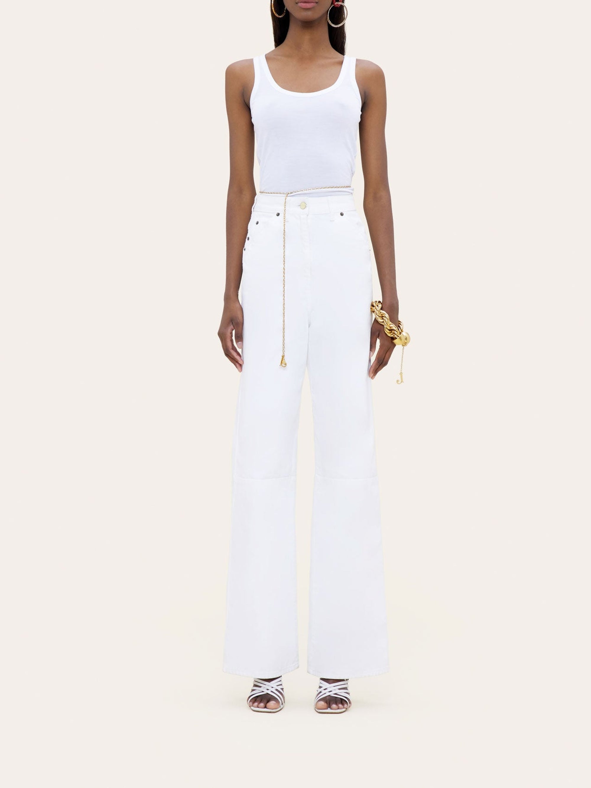 Pantalon Prago en denim - White