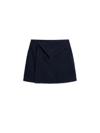 Jupe courte en denim - Navy