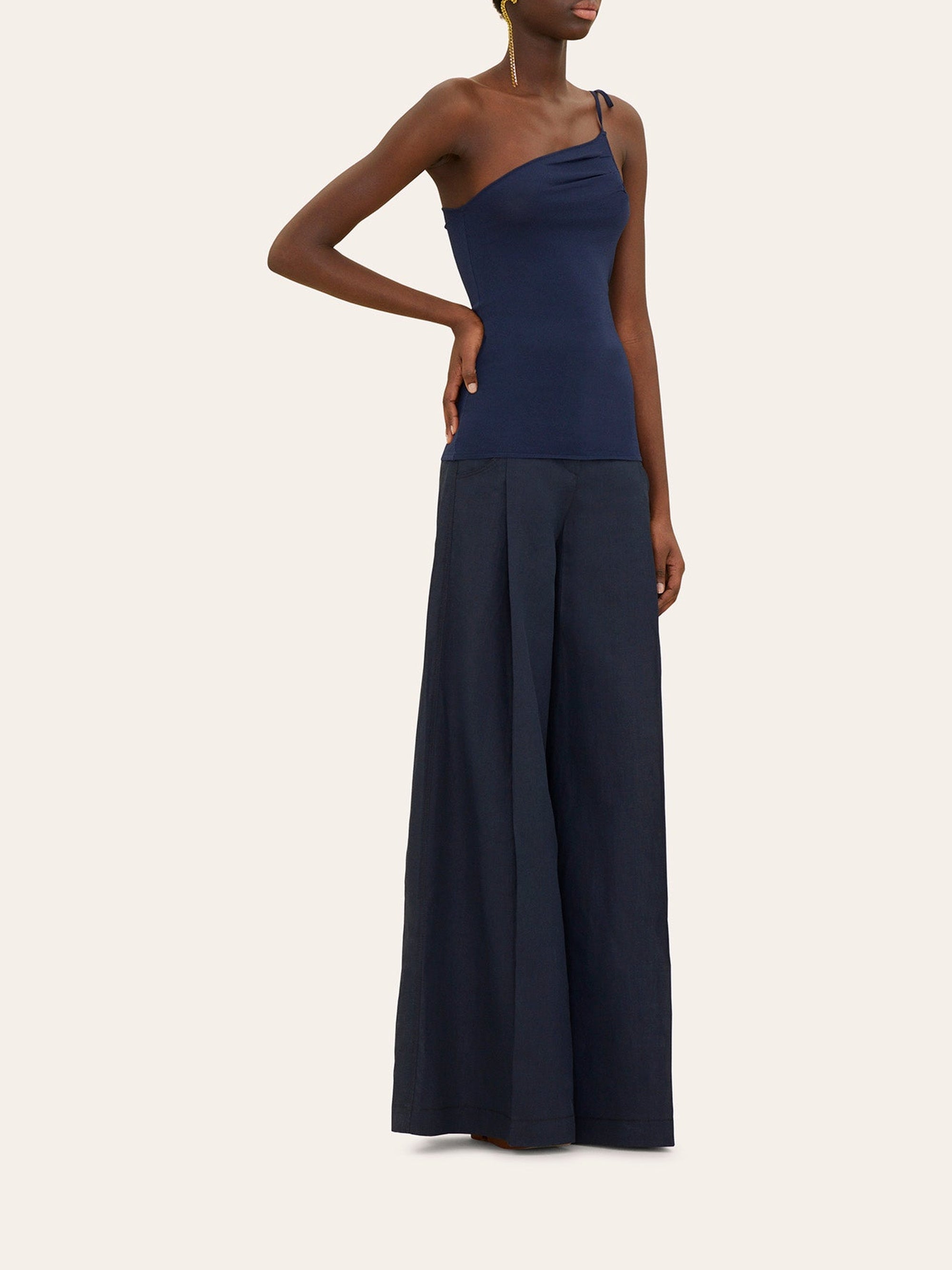 Haut en maille Asti - Navy