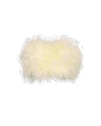 Top brodé de plumes - Pale Yellow