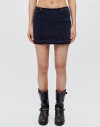 Mini jupe tube - Blacken Blue